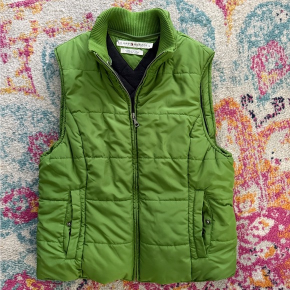 Tommy Hilfiger Jackets & Blazers - Tommy Hilfiger Green Puffer Vest
